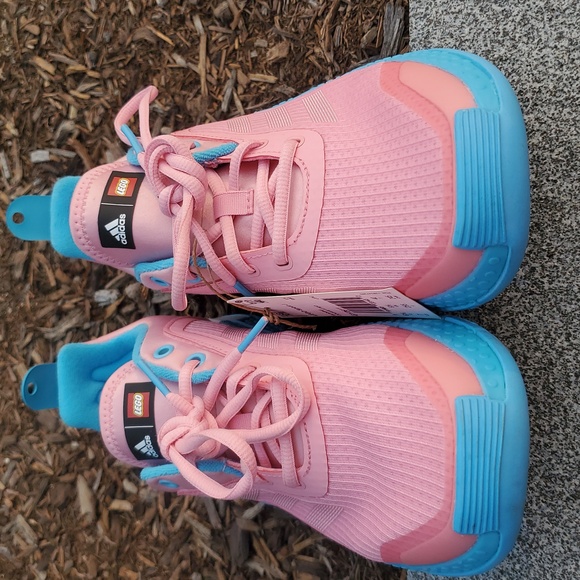 Adidas X LEGO Sport J Collaboration Running Shoes Size 8 - Picture 15 of 16